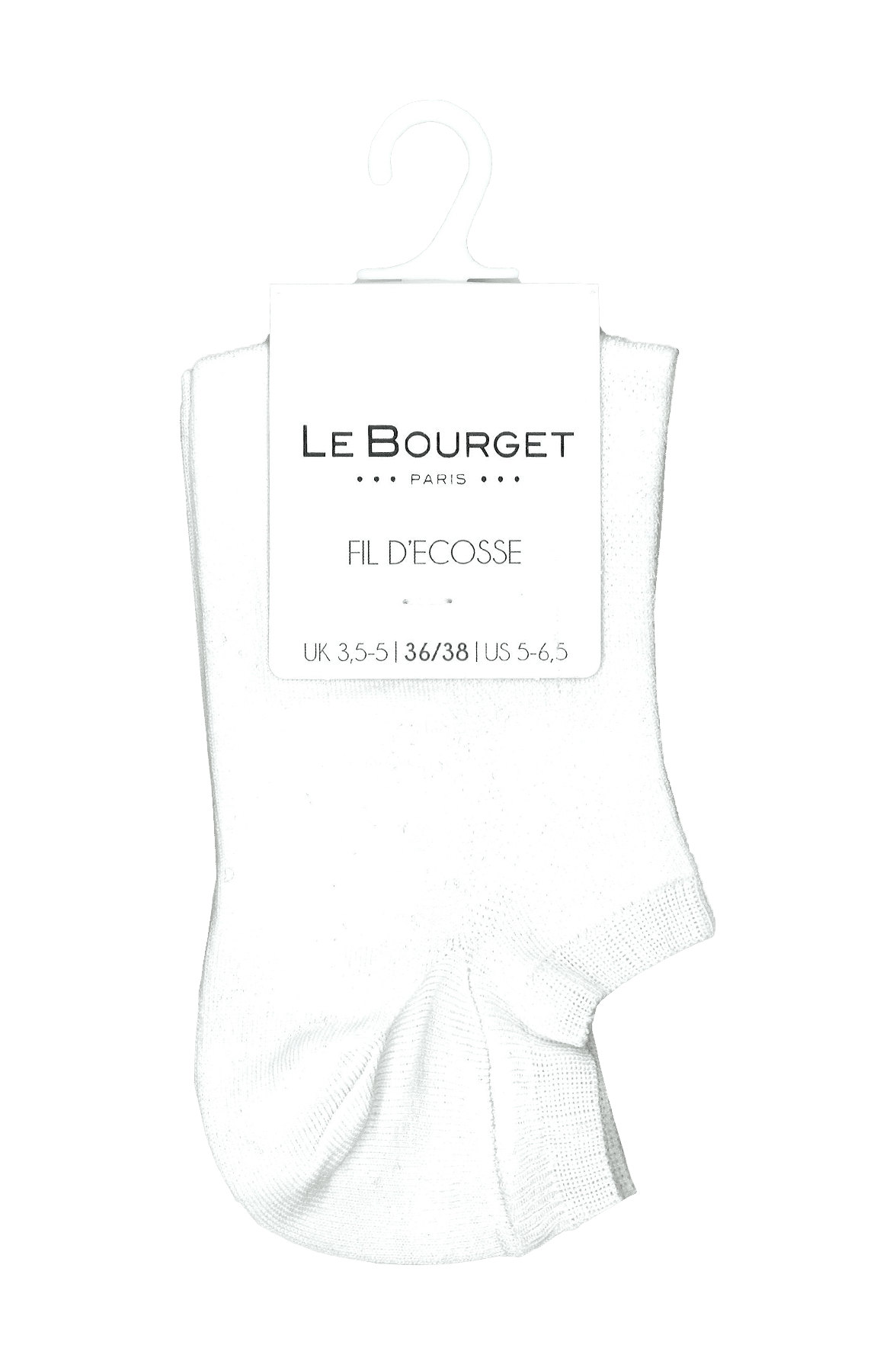 Socquettes Ultra Courtes Fil d'Ecosse - Blanc