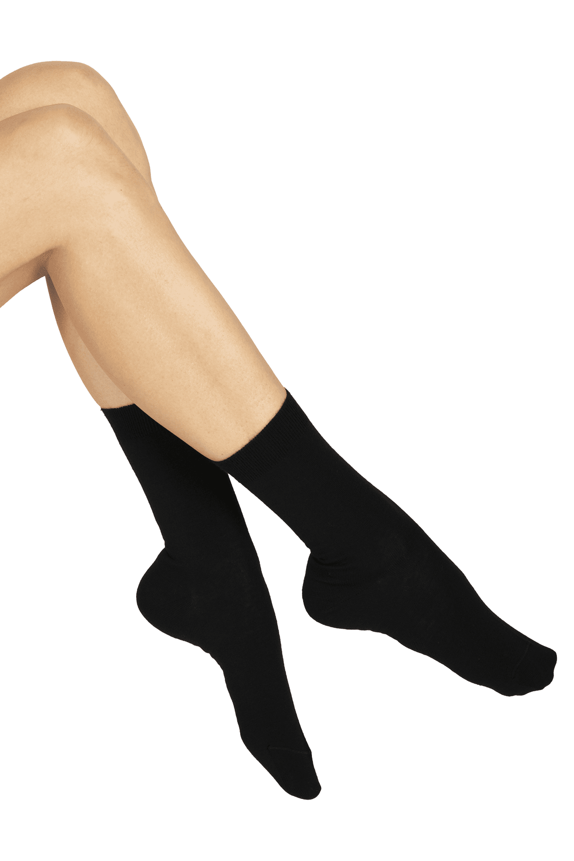 Chaussettes Unies en Laine - Noir