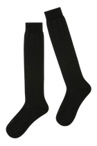 Mi-Bas Unis en Laine - Noir