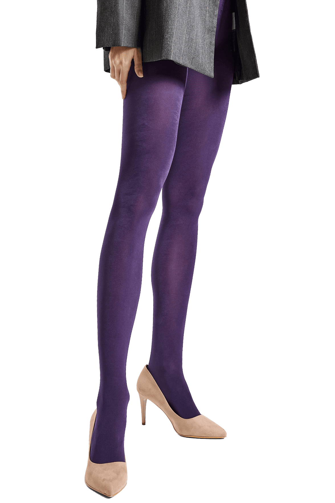 Collant Opaque Satiné 50D All Colors - Purple