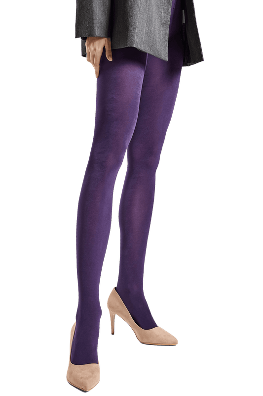 Collant Opaque Satiné 50D All Colors - Purple
