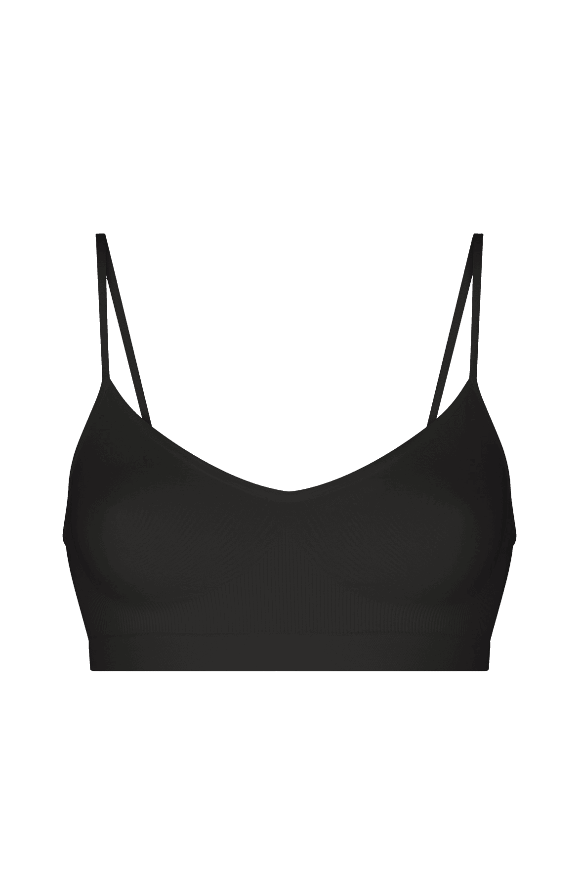 Brassière Bretelles Fines Pure Skin - Noir