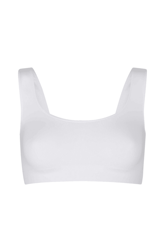 Brassière Bretelles Larges Pure Skin - Blanc