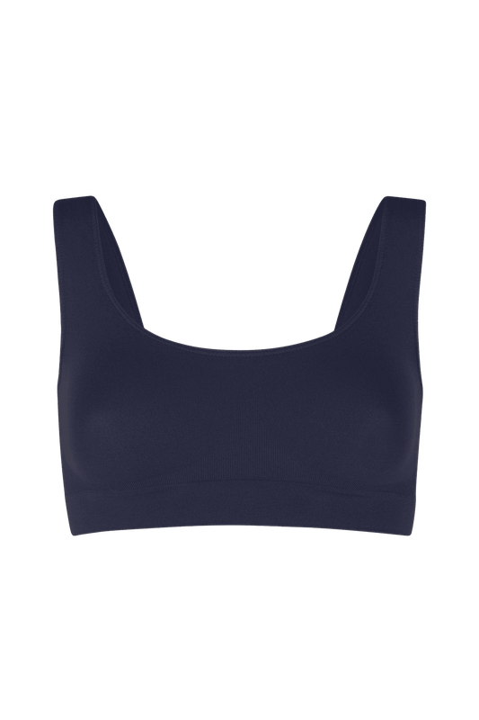 Brassière Bretelles Larges Pure Skin - Marine
