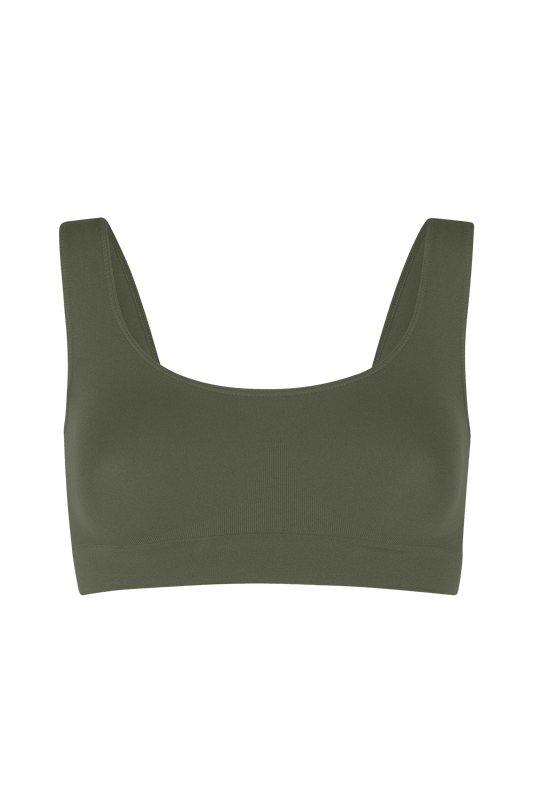 Brassière Bretelles Larges Pure Skin - Military