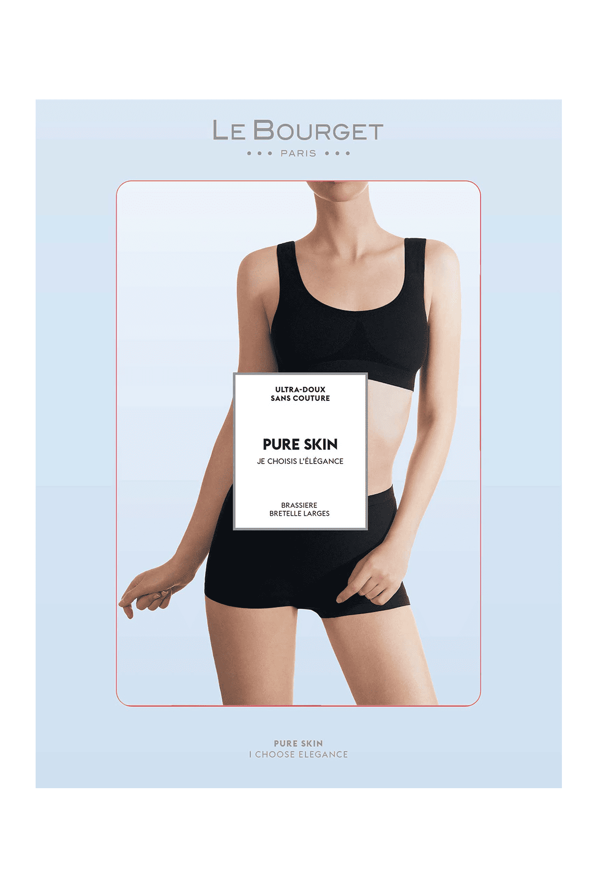 Brassière Bretelles Larges Pure Skin - Peau