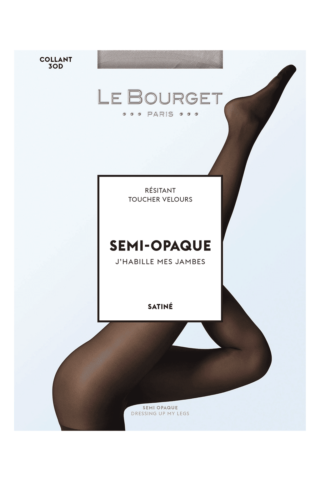 Collants 'Le Bourget - Hanches Rondes' 100% Nylon 15 Deniers - Taille 2, Vintage Rétro, Neufs Avec étiquette