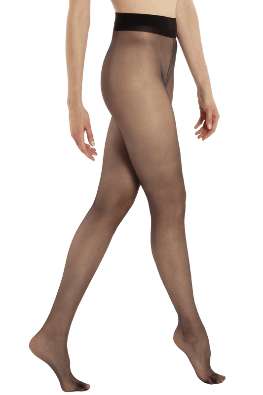 Collant Transparent Mat Microfibre 15D - Noir