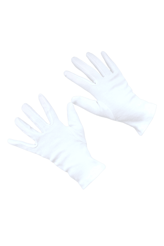 Gants 100% Coton - Blanc