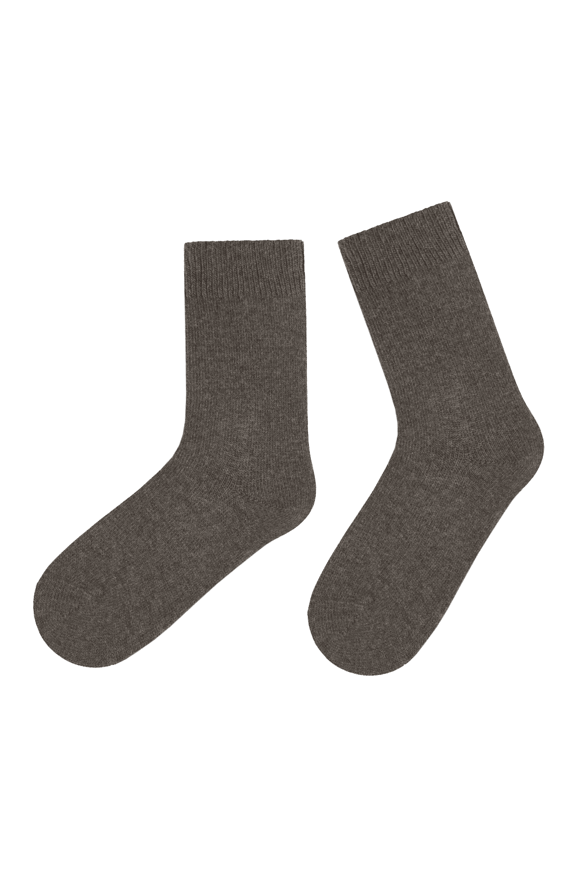 Chaussettes Unies en Cachemire et Soie - Écorce