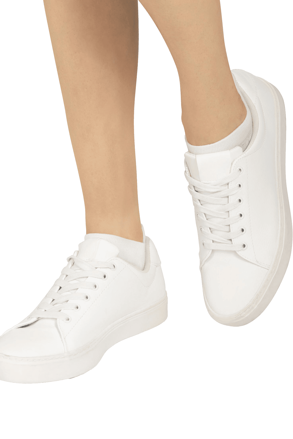 Socquettes Ultra-Courtes en Coton Bio - Blanc