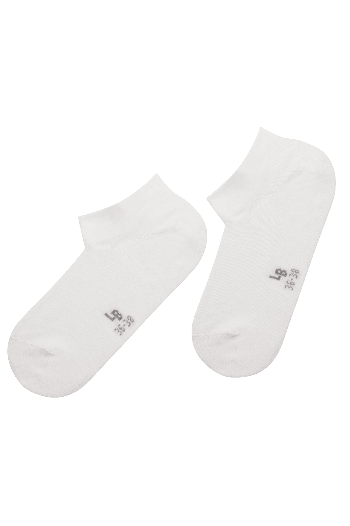 Socquettes Ultra-Courtes en Coton Bio - Blanc