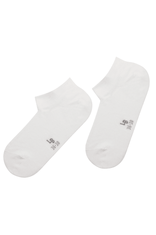 Socquettes Ultra-Courtes en Coton Bio - Blanc