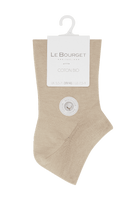 Socquettes Ultra-Courtes en Coton Bio - Sable