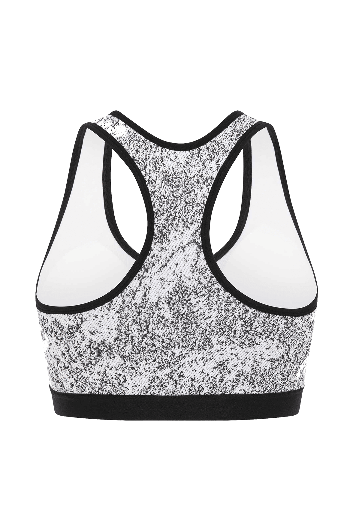 Brassières Bretelles Larges Dos Nageur avec Coques Amovibles Sport - Noir