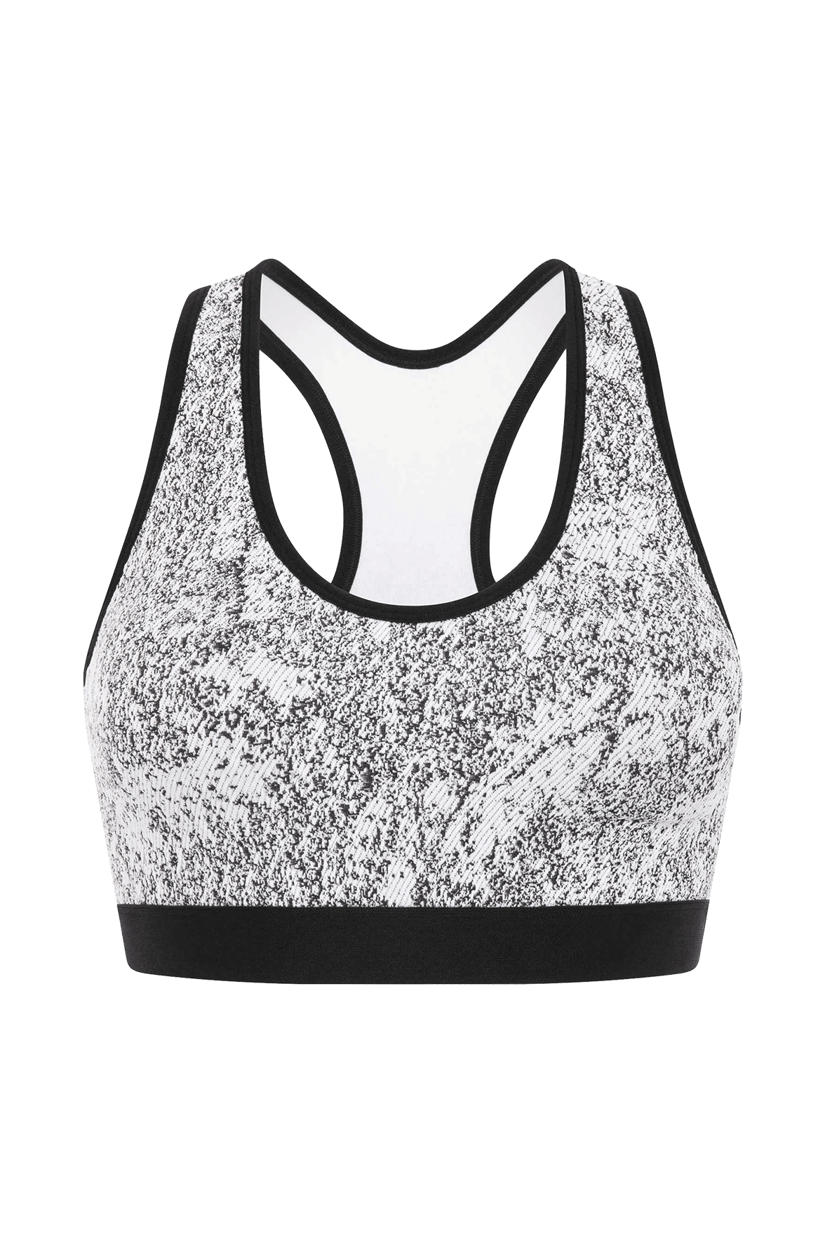 Brassières Bretelles Larges Dos Nageur avec Coques Amovibles Sport - Noir