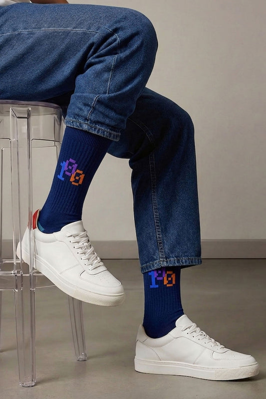 Chaussettes Fantaisies Homme Spéciale 100 Ans Le Bourget - Marine