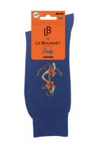 Chaussettes Fantaisies Homme Encre Marine - Bleu