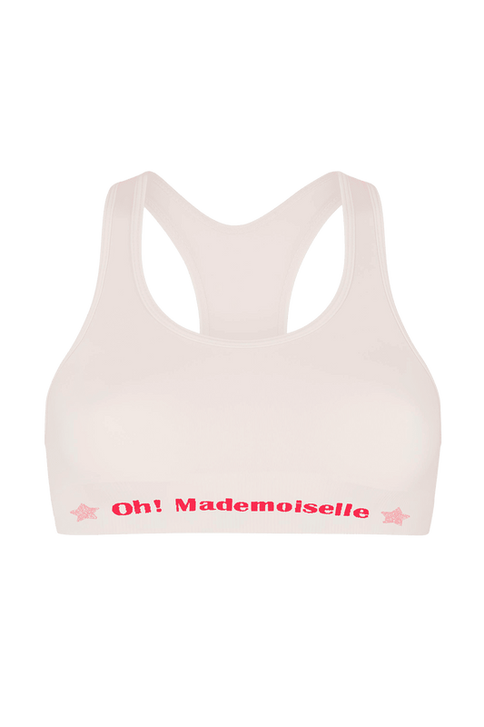 Brassière Bretelles Larges Dos Nageur Oh Mademoiselle - Naturel
