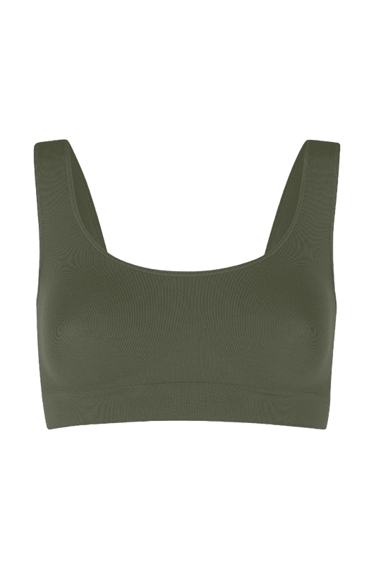Brassière Bretelles Larges Oh Mademoiselle - Kaki