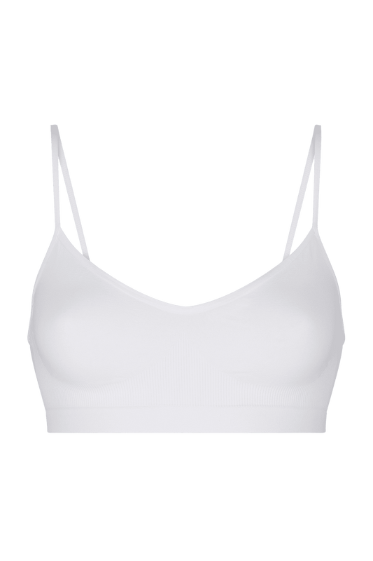 Brassière Bretelles Fines Oh Mademoiselle - Blanc