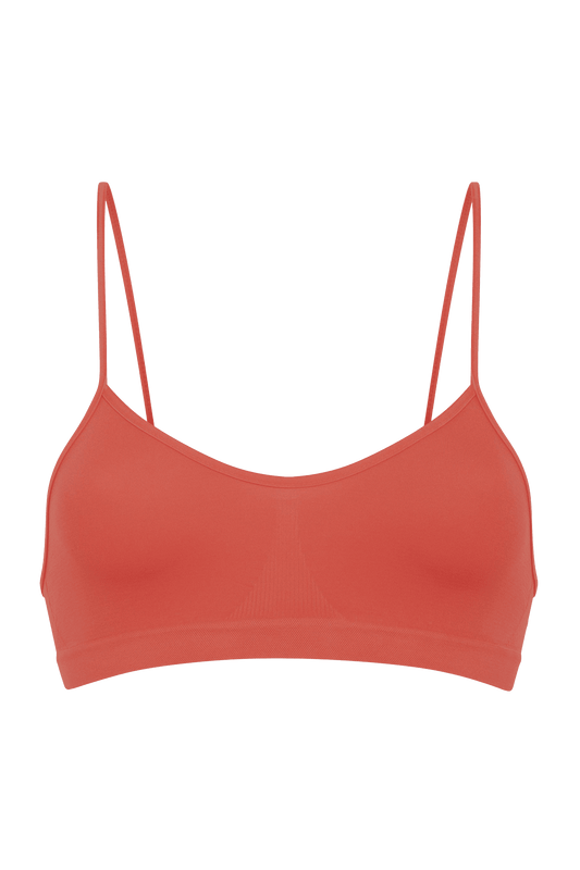 Brassière Bretelles Fines Oh Mademoiselle - Corail